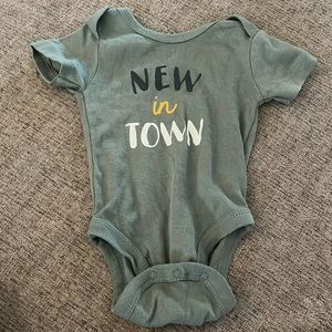 KoalaBaby Green Onesie 0-3M